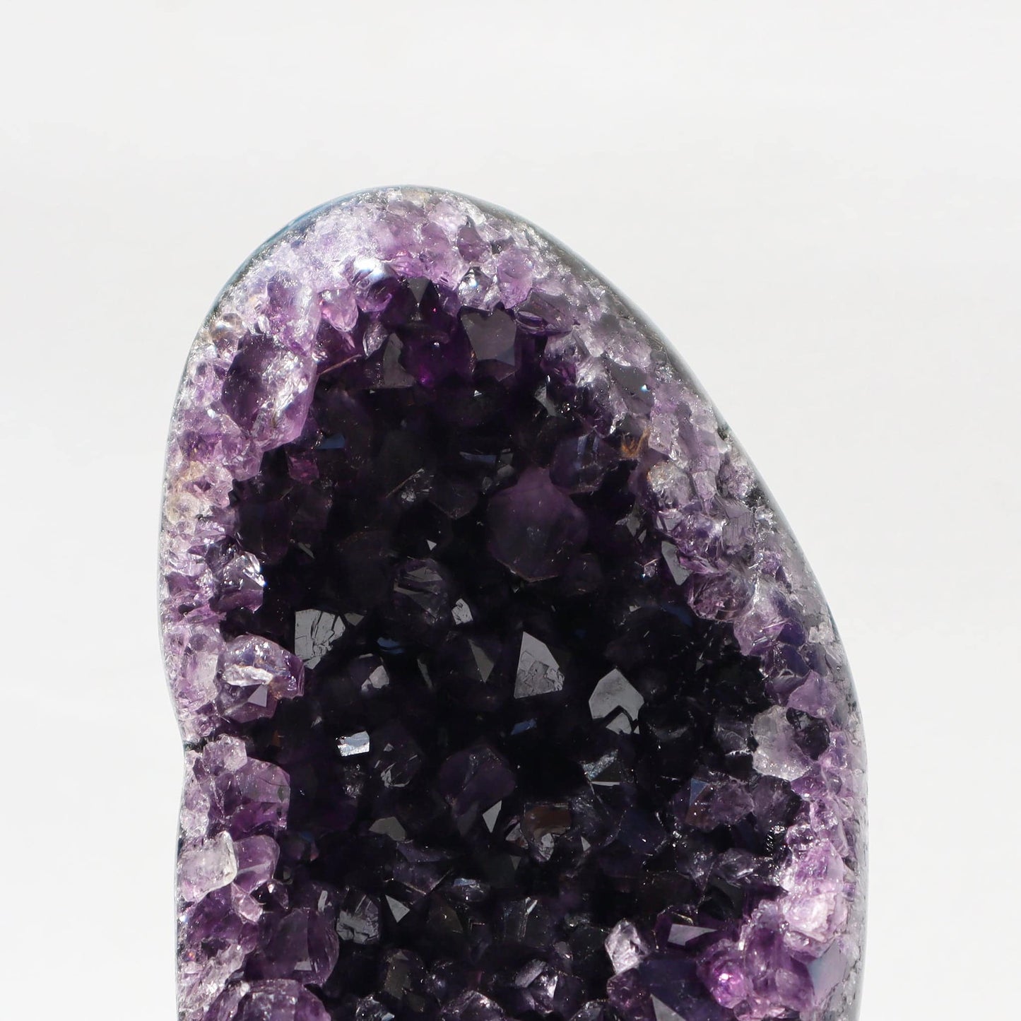 Cluster Amethyst on Stand from Uruguay l Deepest Earth