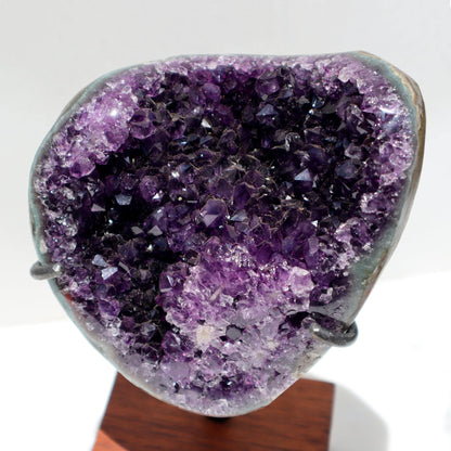 Rare Abstract Heart-Shaped Amethyst Fragment