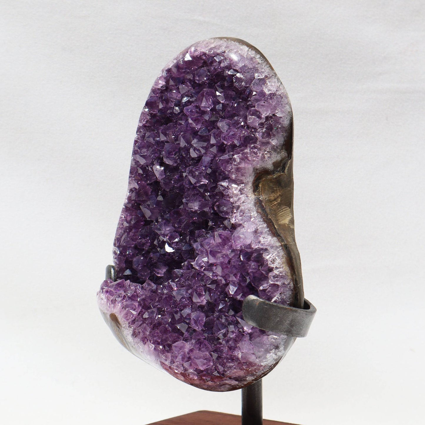 Purple Birthstone Mounted Geode