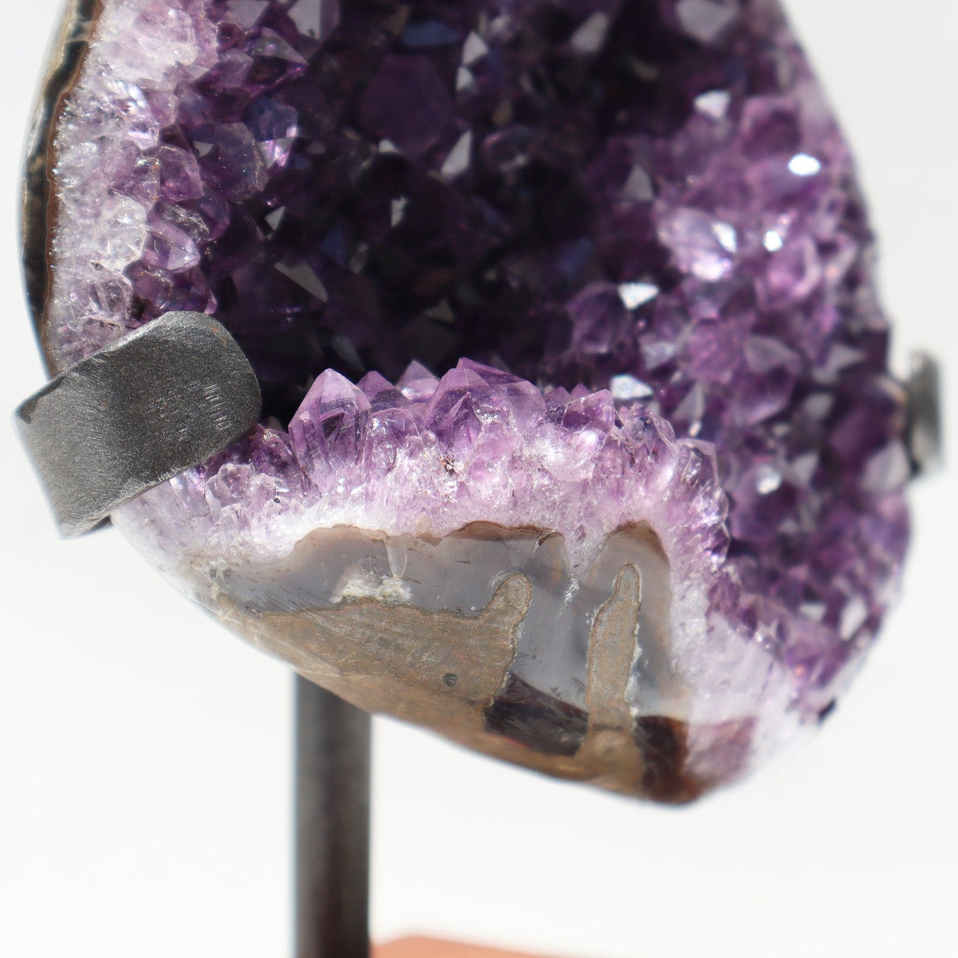 Purple Birthstone Mounted Geode