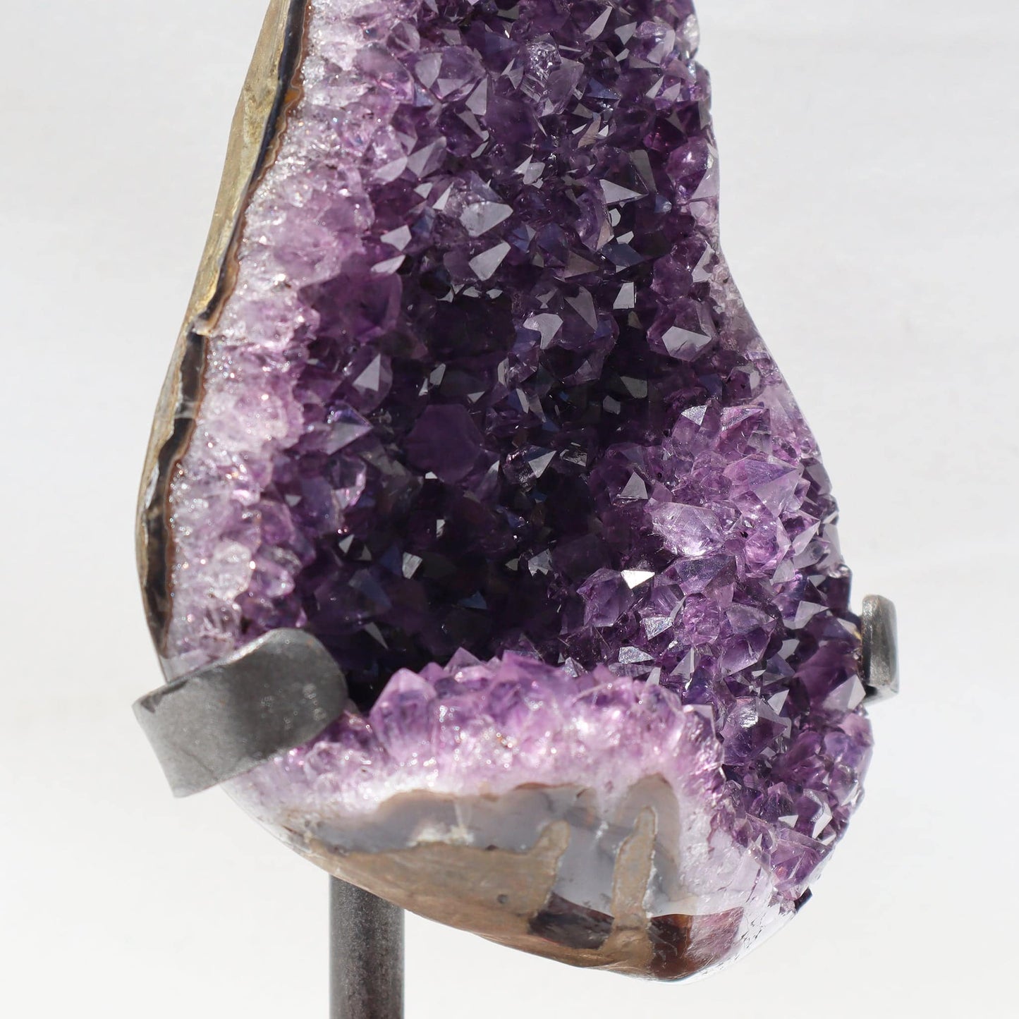 Purple Birthstone Mounted Geode
