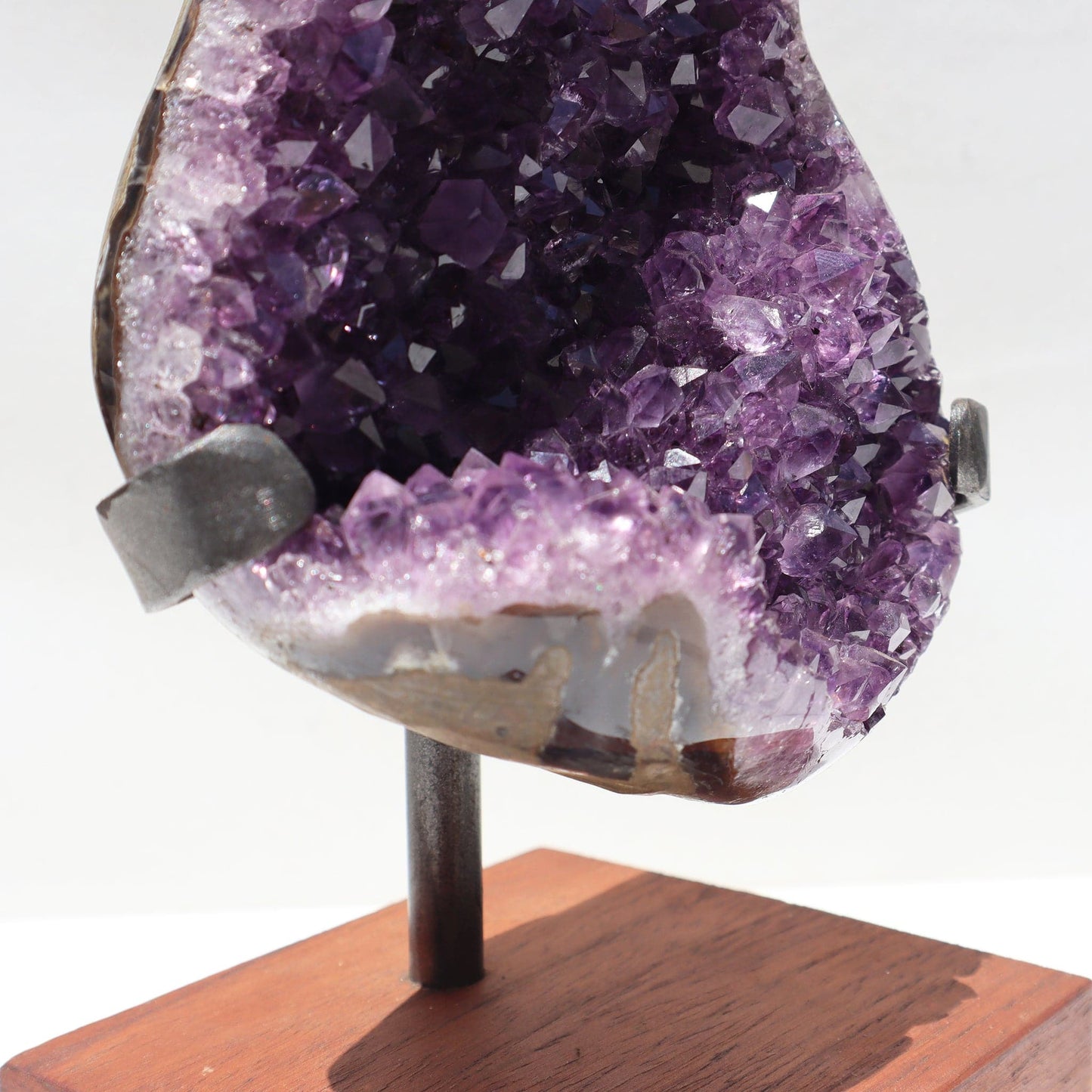 Purple Birthstone Mounted Geode