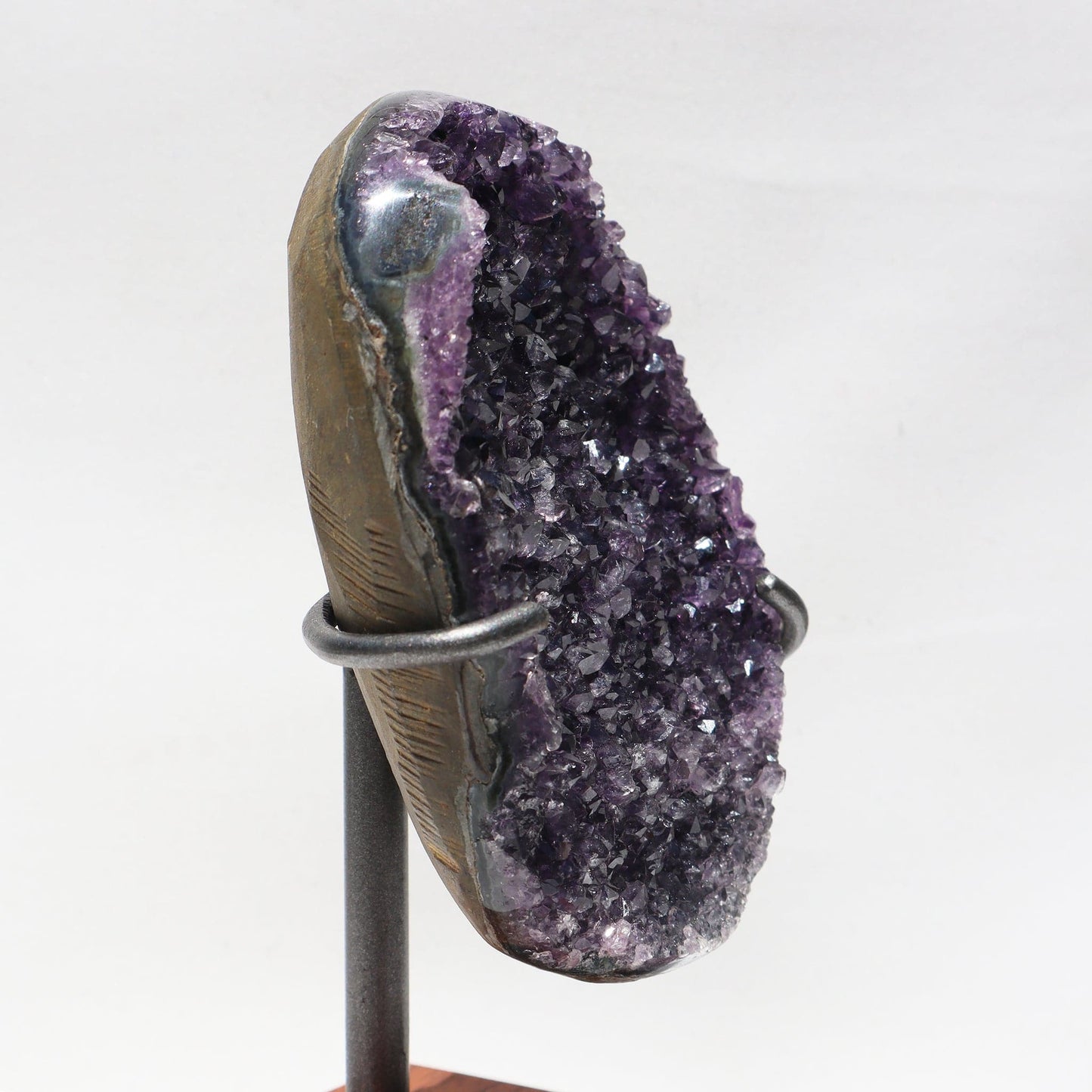 On a Stand Amethyst Geode - Deepest Earth