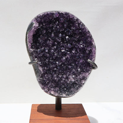 On a Stand Amethyst Geode - Deepest Earth