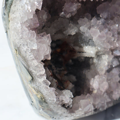 Pink Princess with Side Crystals Aperture - Deepest Earth