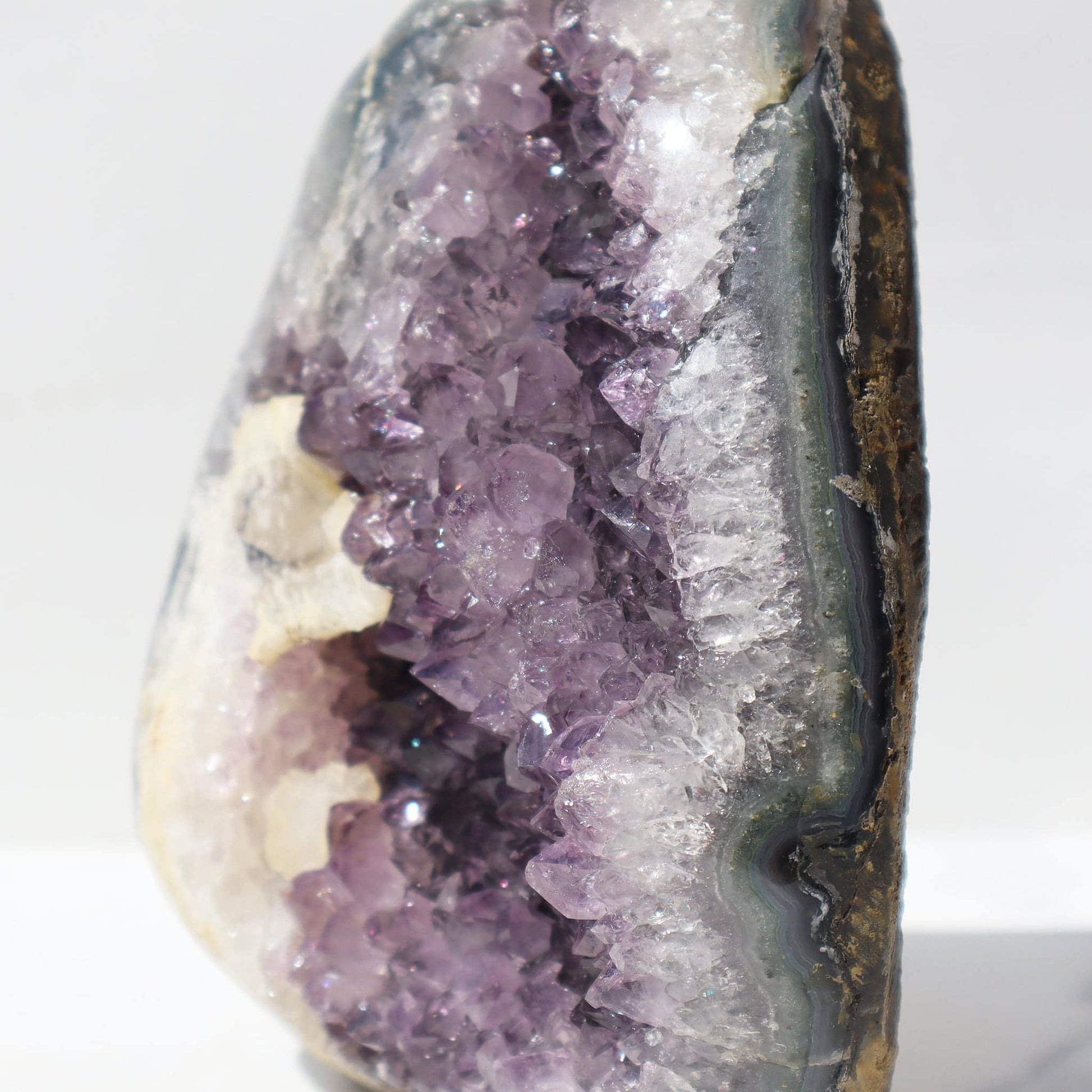 Rare Amethyst Jasper Geode Sale High Quality from Uruguay  - Deepest Earth