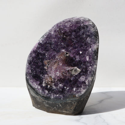 Seastar Center Mineral Decor Amethyst Quartz Mineral for sale from Uruguay - Deepest Earth