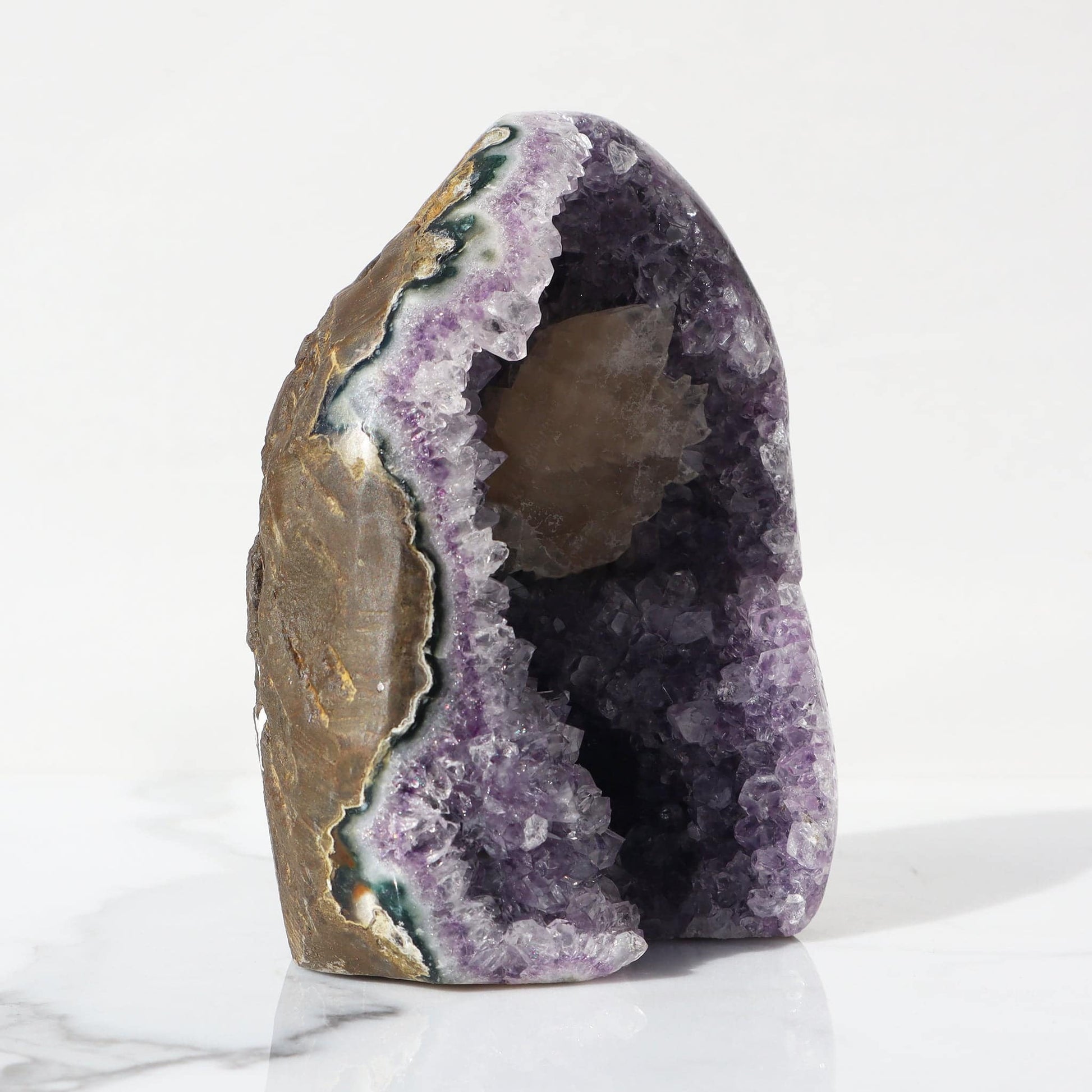 Lilac Cathedral Cut Amethyst Mineral - Deepest Earth