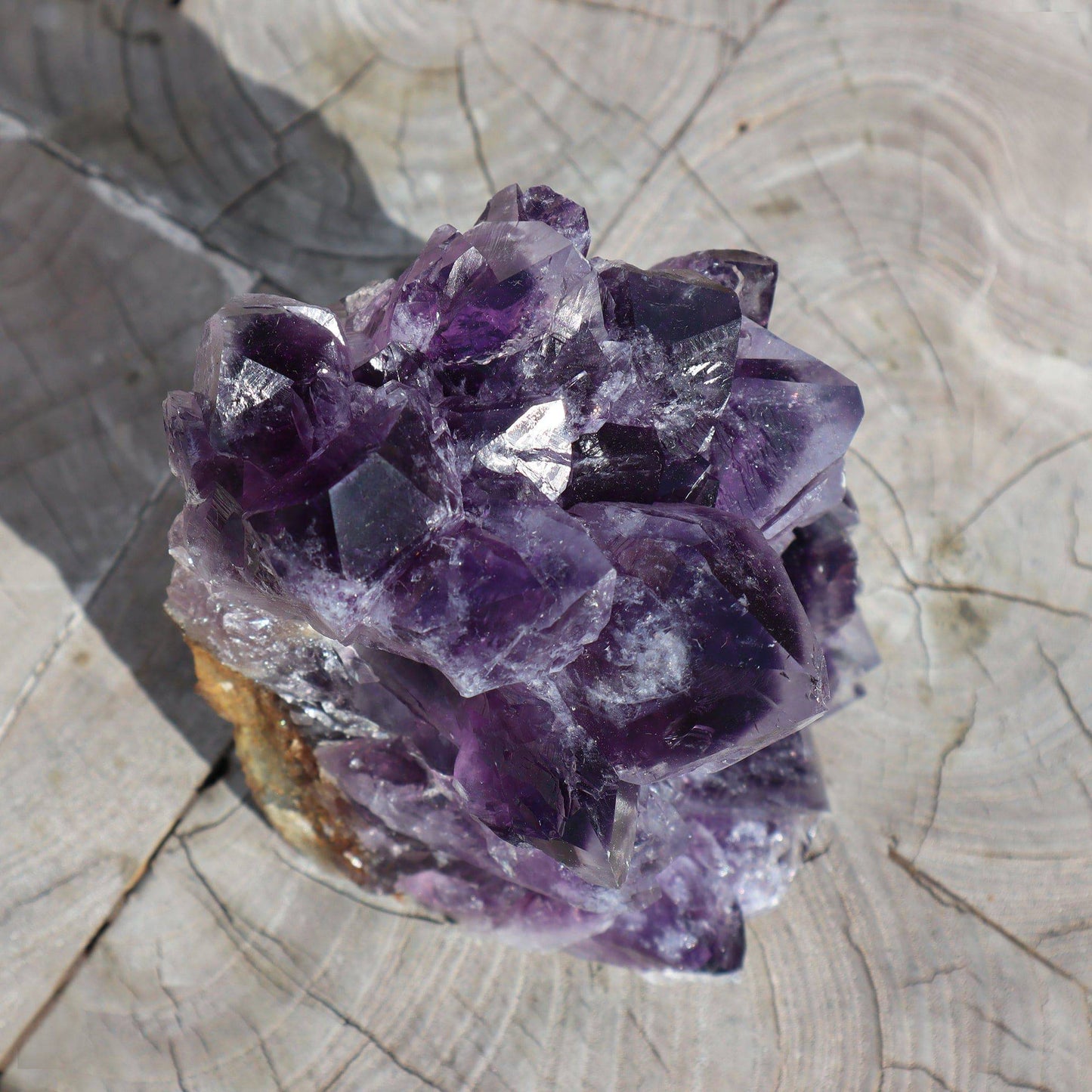 SOHO HOUSE rare raw mineral cluster large crystal peaks, sale, Uruguay - Deepest Earth