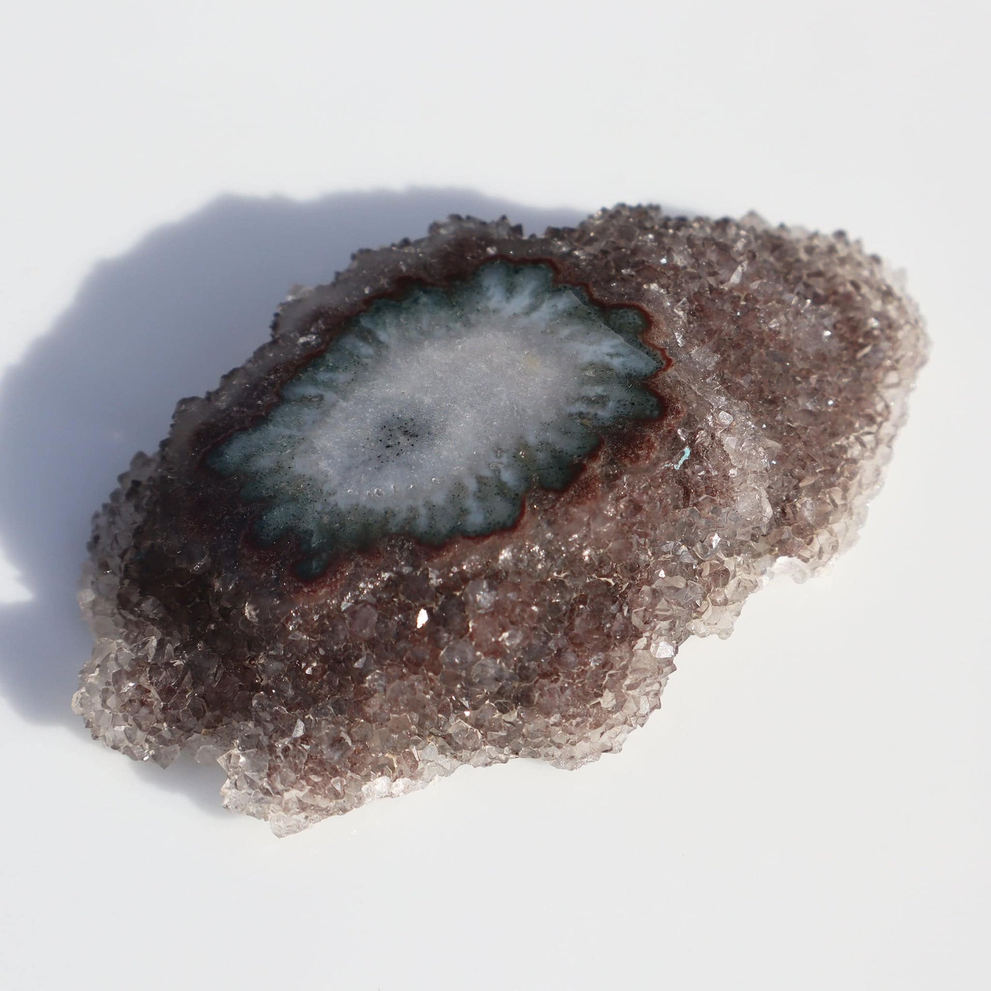 SEACRAB rare amethyst stalactite fragment from Uruguay, for sale - Deepest Earth