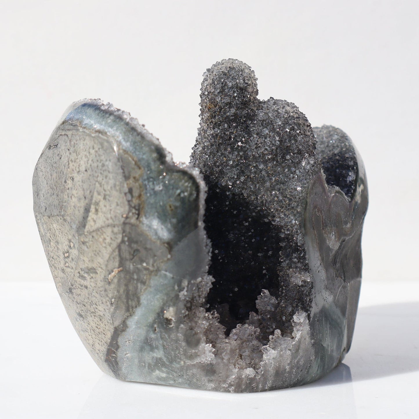 NOAH'S rare shape mineral, natural art, geode decor for sale  - Deepest Earth