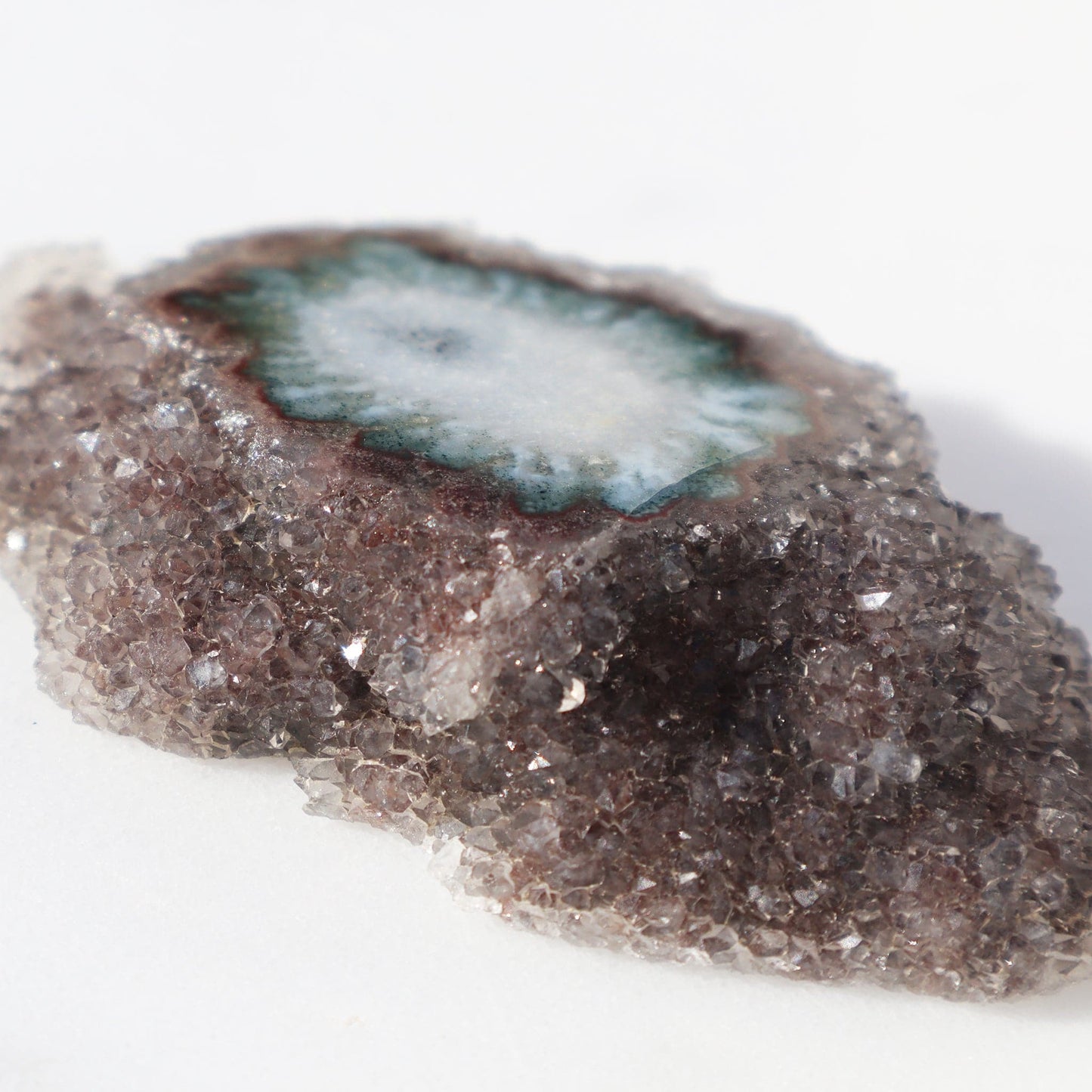 SEACRAB rare amethyst stalactite fragment from Uruguay, for sale - Deepest Earth