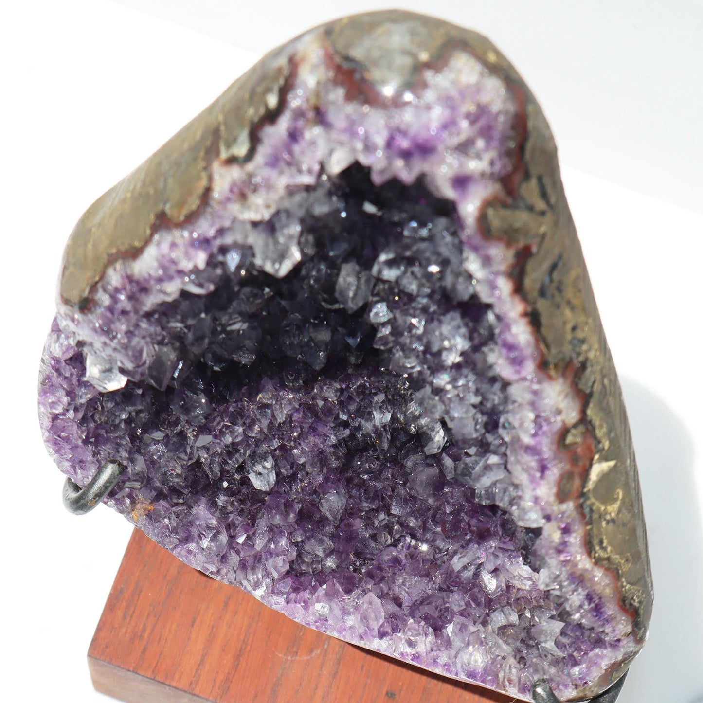 Dazzling Lavender Geode Fragment - Deepest Earth