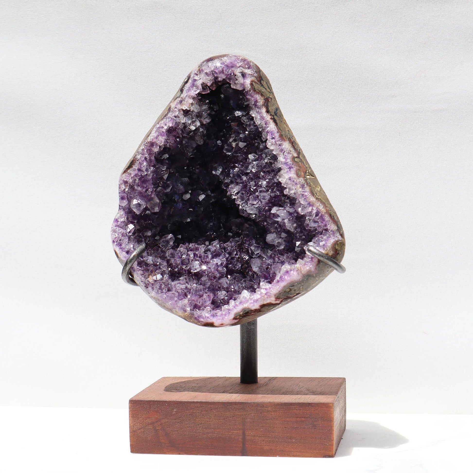 Dazzling Lavender Geode Fragment - Deepest Earth