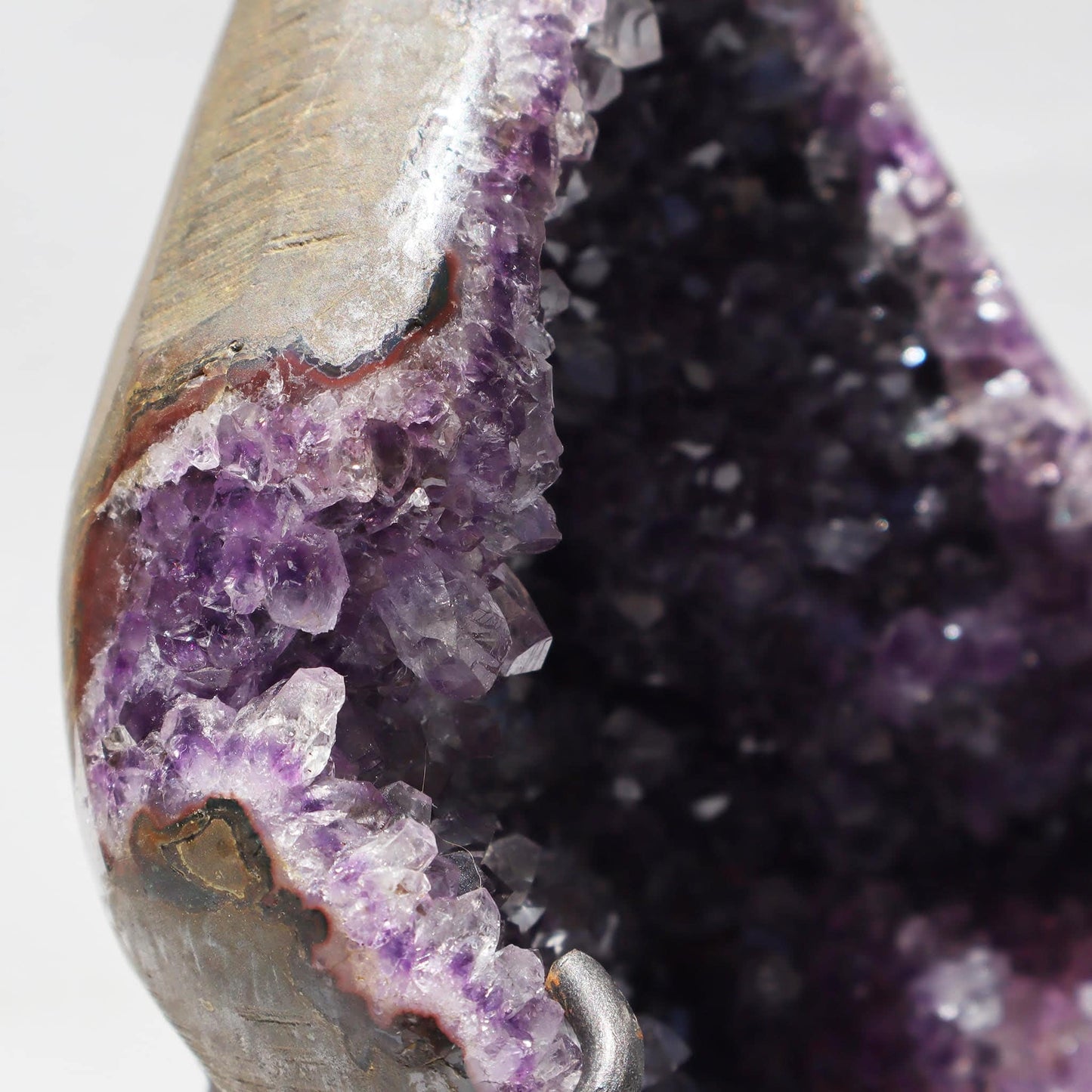 Dazzling Lavender Geode Fragment - Deepest Earth