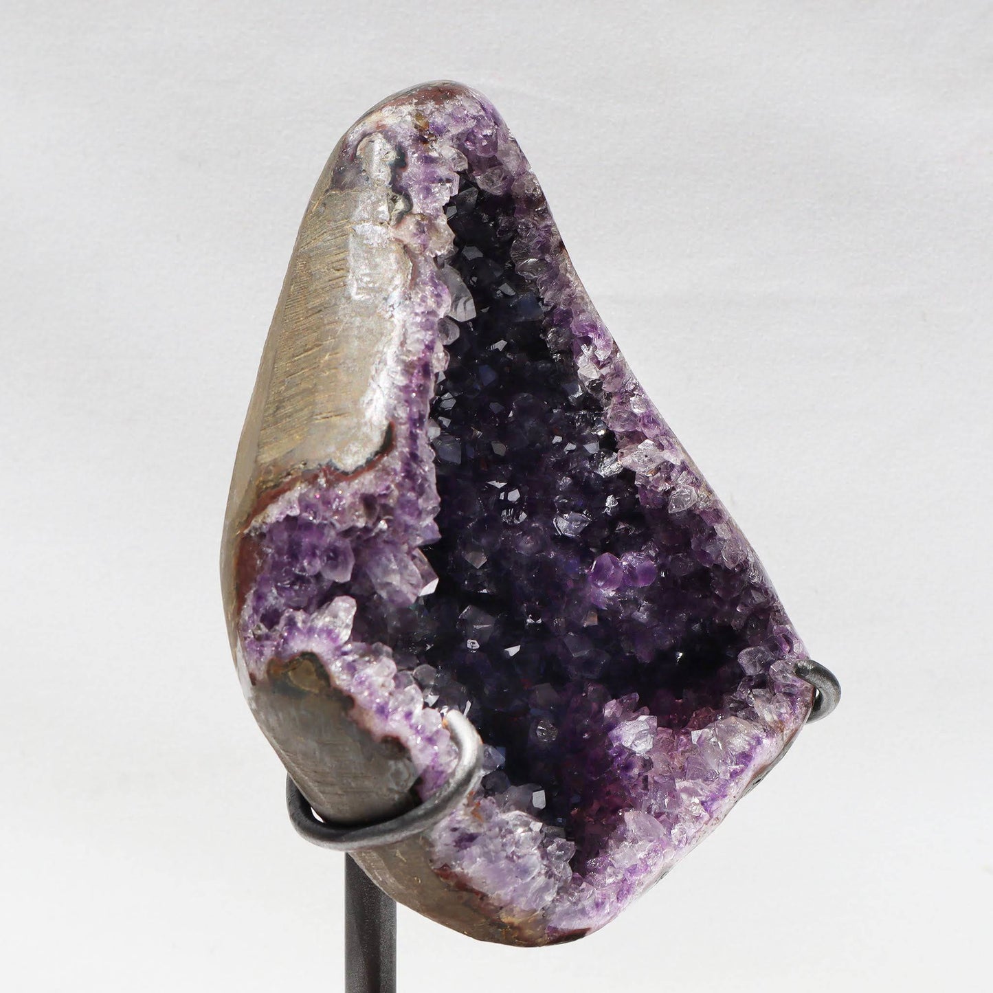 Dazzling Lavender Geode Fragment - Deepest Earth